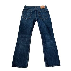 Levi's Bootcut Jeans in Dark Blue Denim